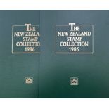 Album "The New Zeland Stamp Collection 1986" postfrisch, Marken noch orig. verpackt, neuwertig im S