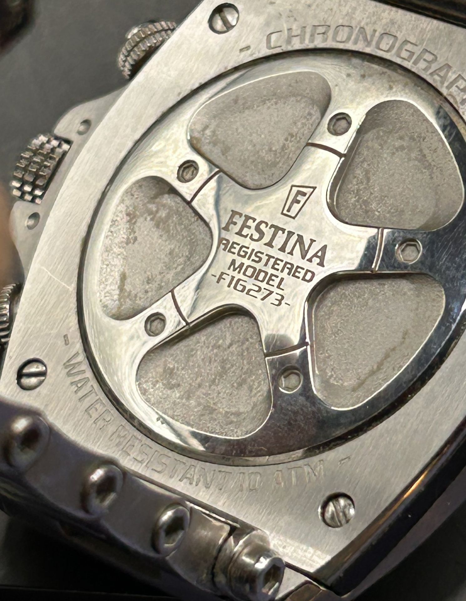 Festina Chronometer,, Mod. FIF273, orig. Stahlband, optisch gut erhalten, Werk nicht überprüft - Image 4 of 4