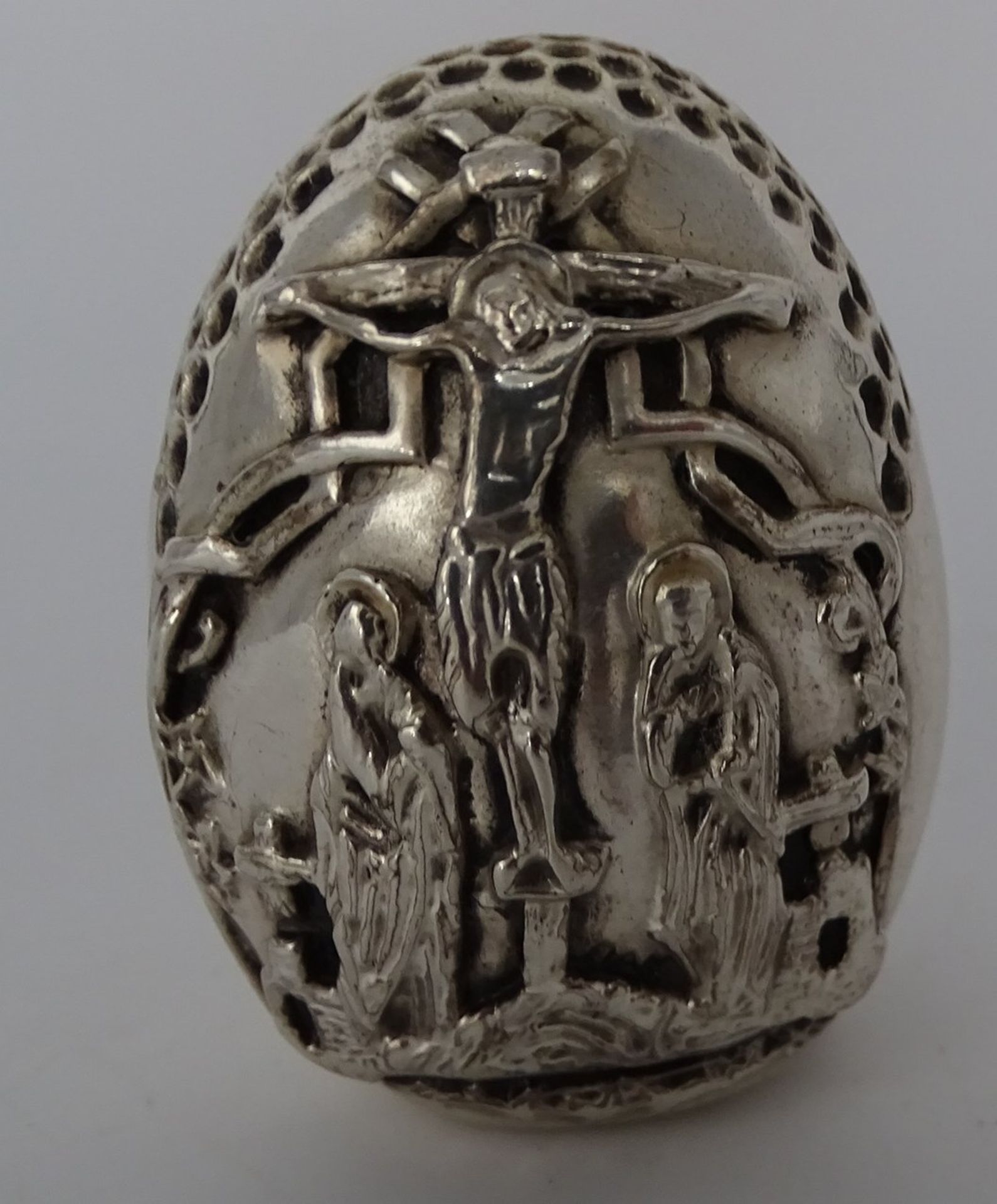 Silberei-925- mit christlichen Motiven, H-5 cm, 95 gr. - Bild 4 aus 8