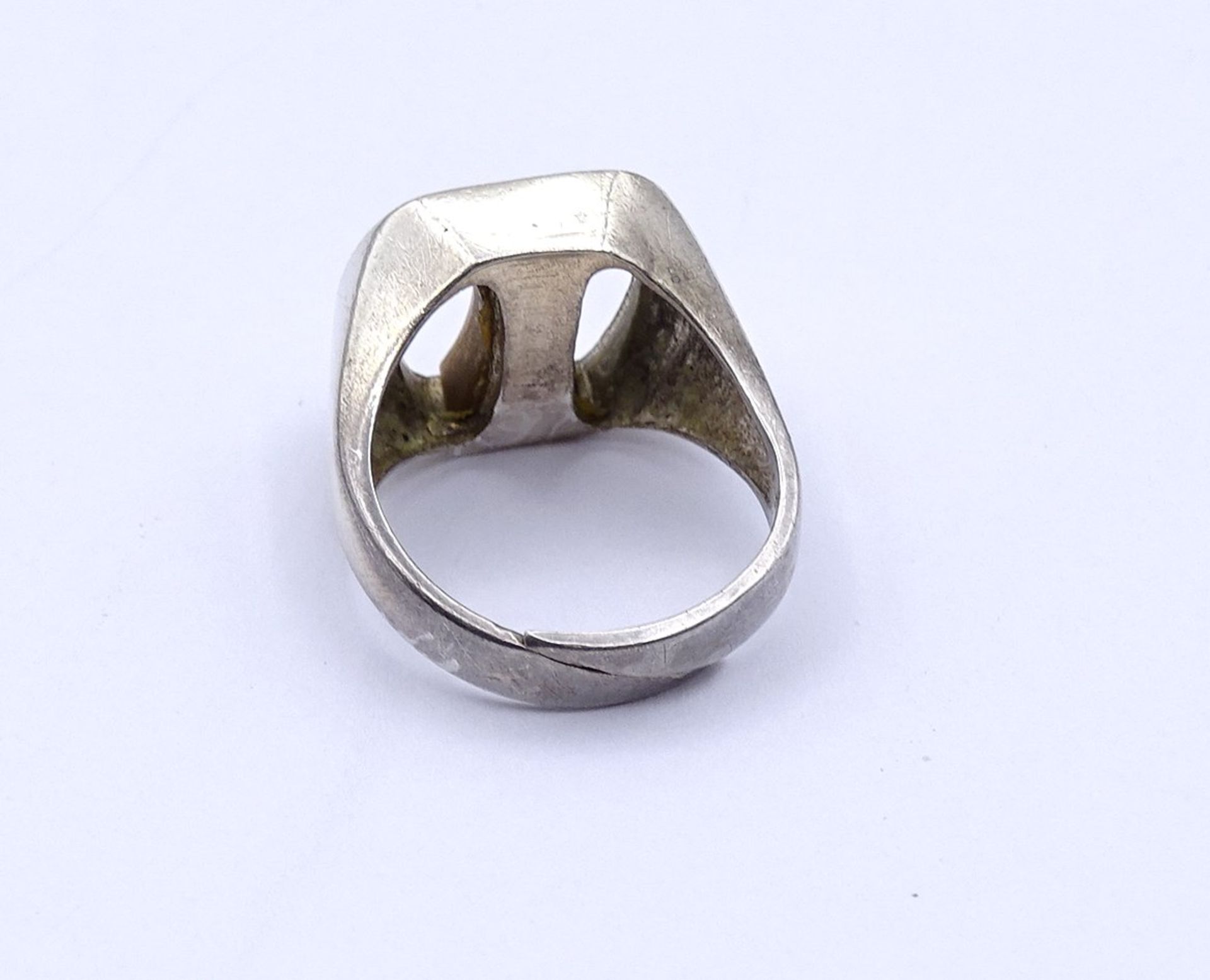 Ring mit Tigerauge, Silber 925/000, 6,0g., RG 51/52 - Bild 4 aus 4