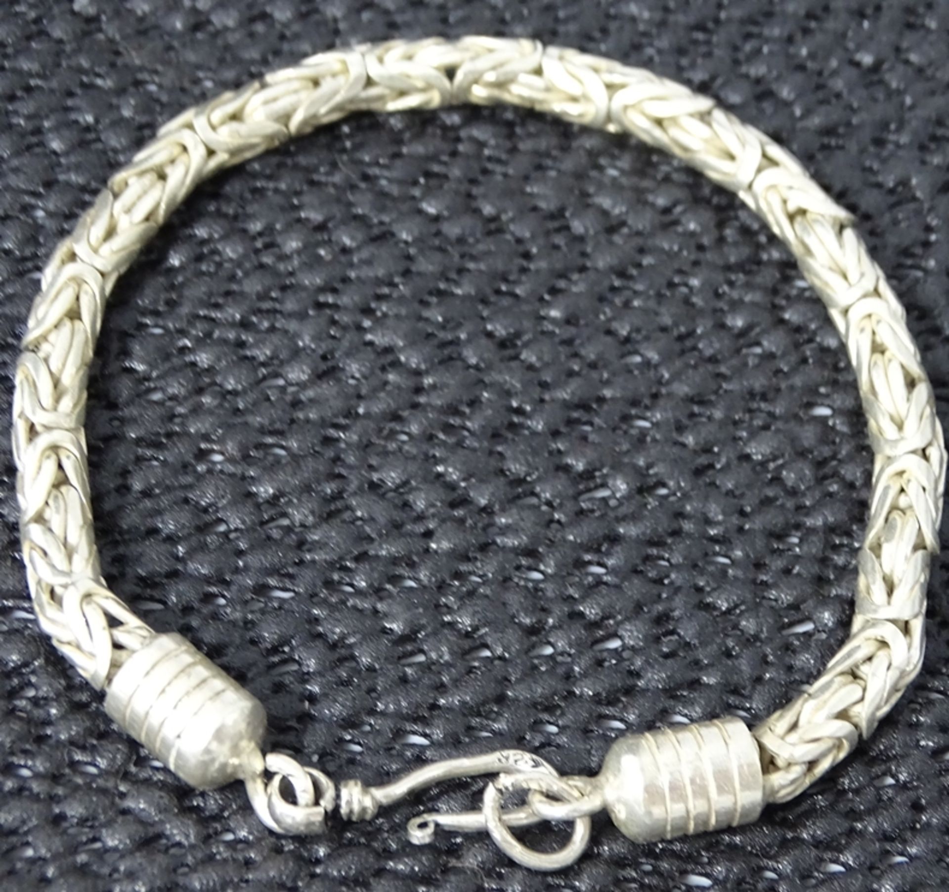 Silber-925- Armband, L-20 cm, 27,9 gr - Bild 2 aus 2