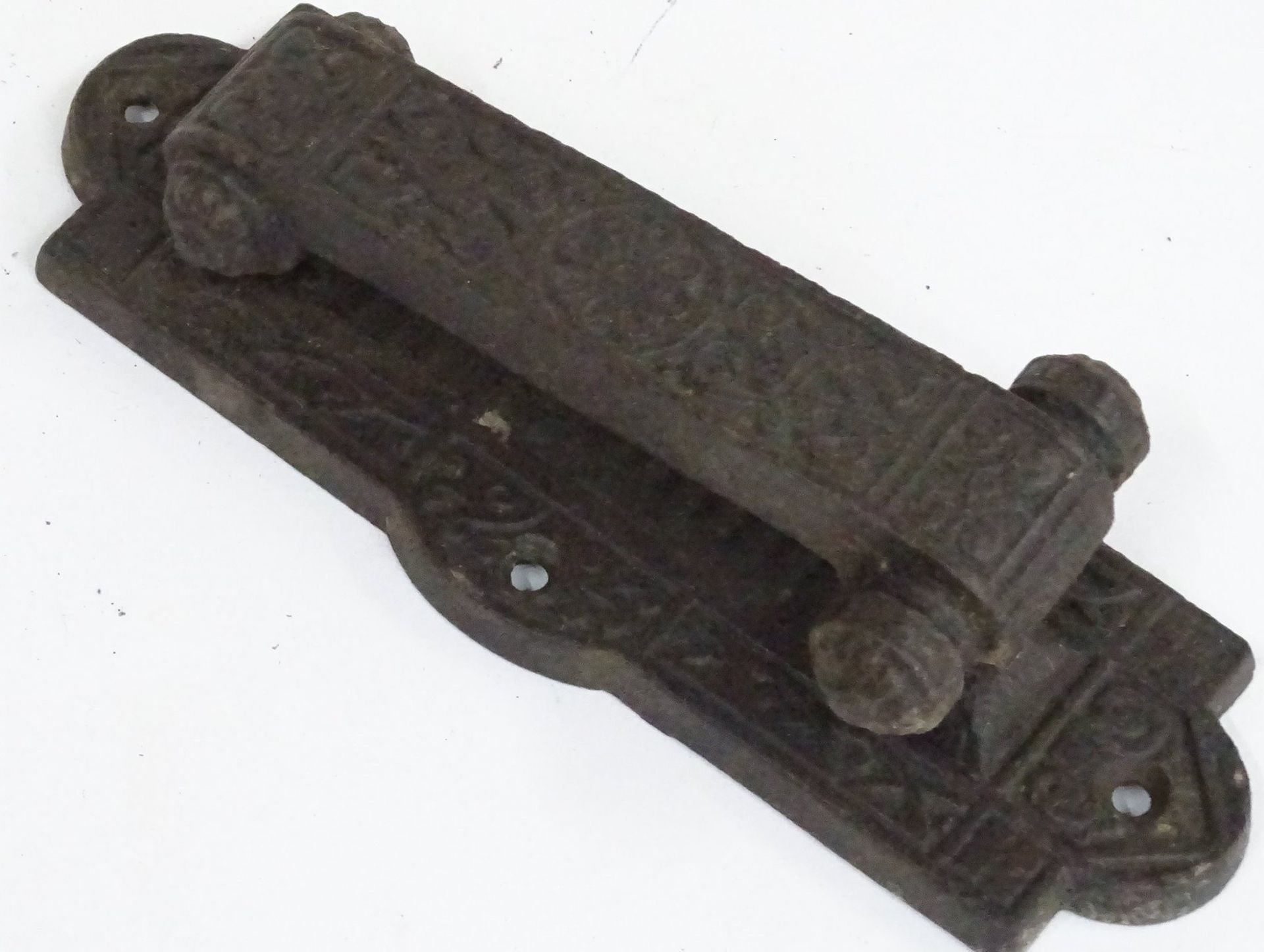 eiserner alter Türkolpfer  um 1880,  24x8 cm - Bild 2 aus 5