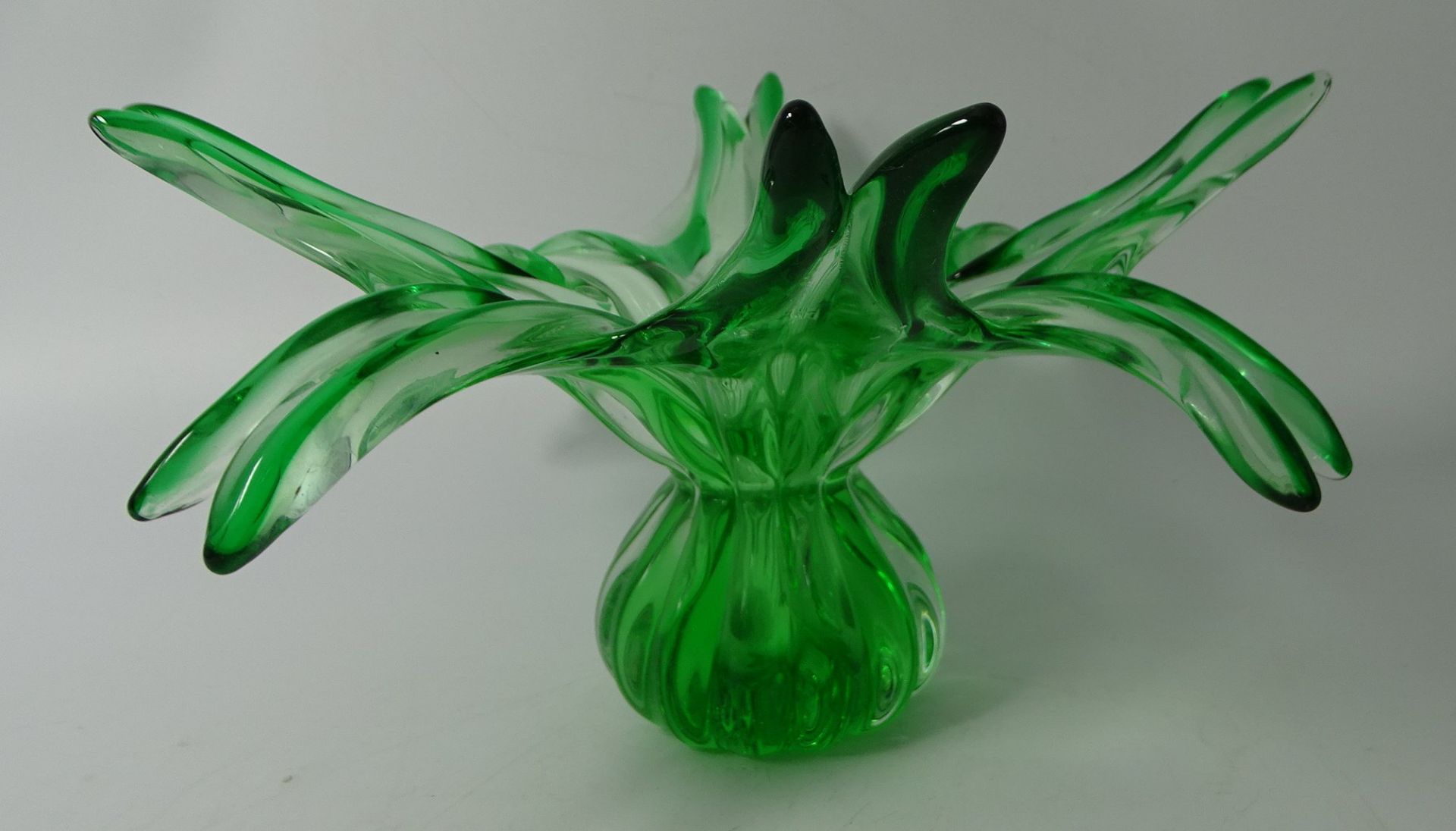 Murano Fingerschale, H-15 cm, D-26 cm - Image 2 of 4