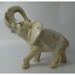 grosser Elefant, Kunststein, H-24 cm, L-24 cm