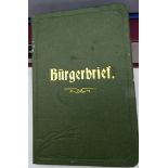 Hamburger Bürgerbrief von 1902