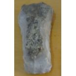 Faustkeil, Mineral-Quartz?, Fundort Dänemark, 15x6 cm