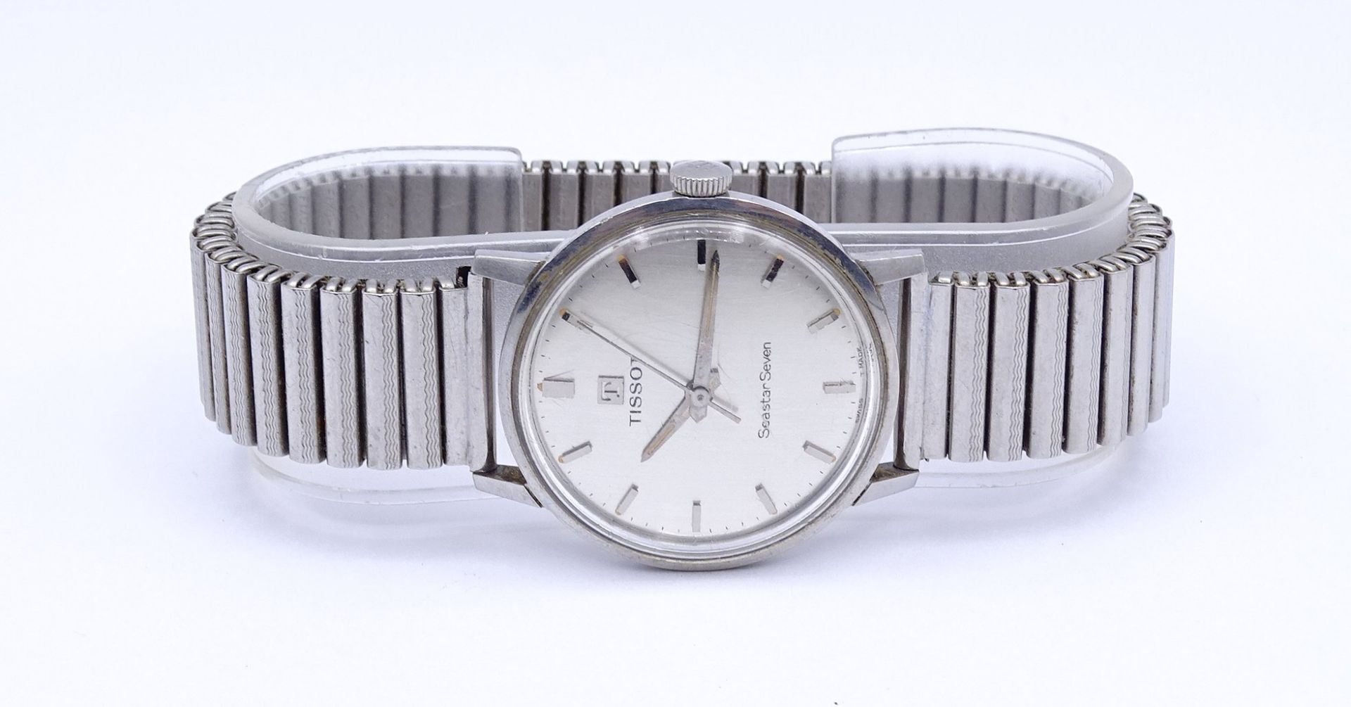 Herren Armbanduhr "Tissot" Seastar Seven, mechanisch, Werk steht, D. 31,6mm,Krone fest, lose - Bild 2 aus 5
