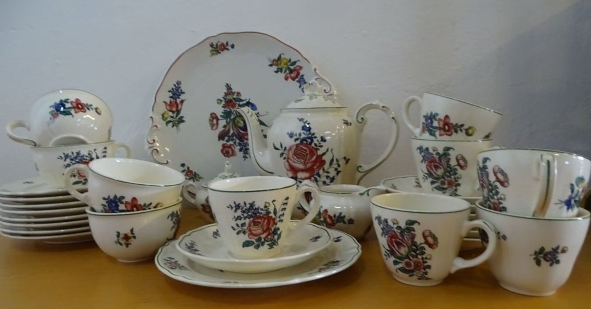 Frühstücksservice " Villeroy&Boch" Dekor Alt Straßburg, 48 Teile - Bild 3 aus 12