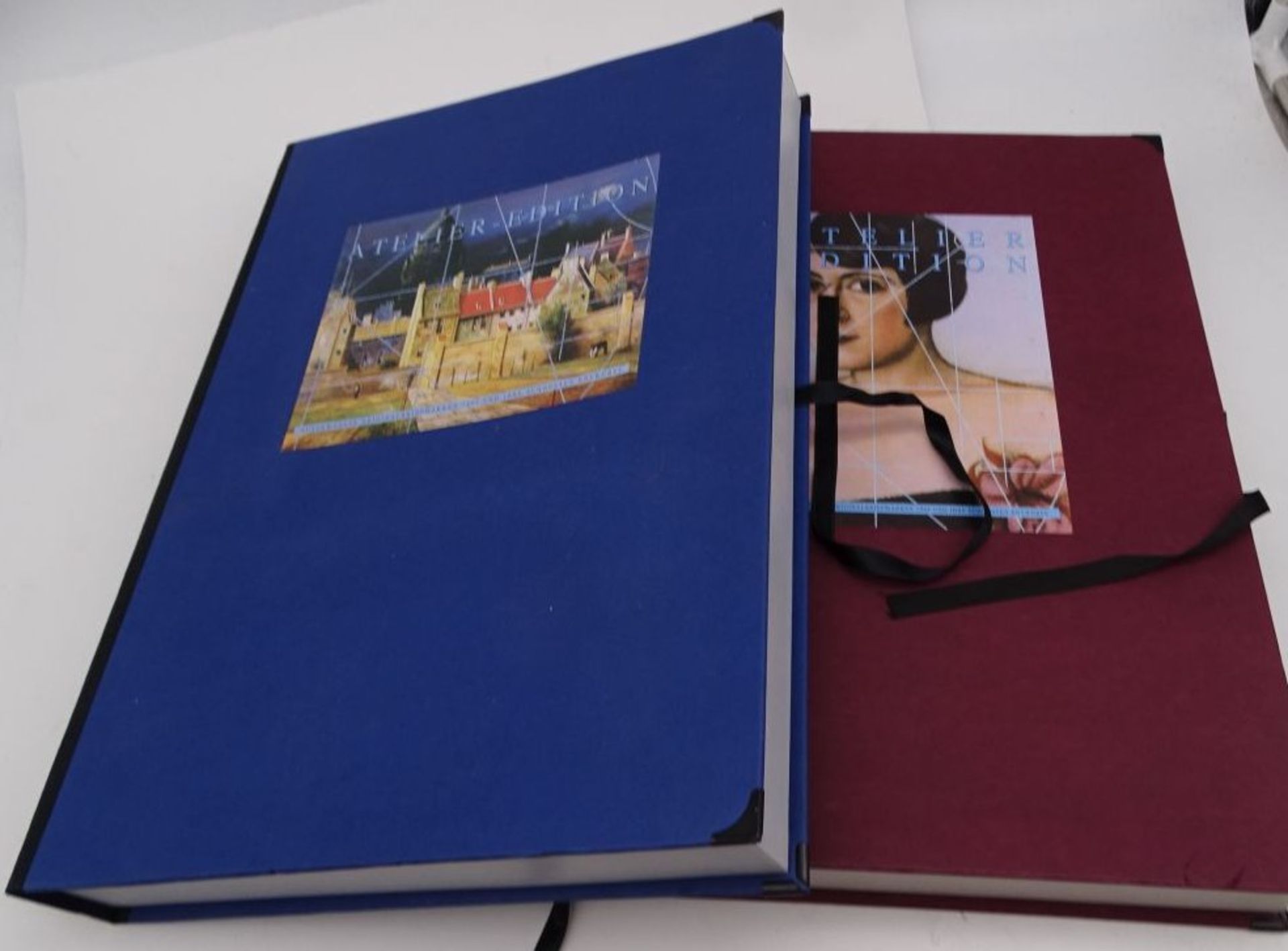 2 Grossbände Briefmarken Bund Atelier-Edition, 1995 und 1994,komplett. limitierte Auflagen - Bild 2 aus 11