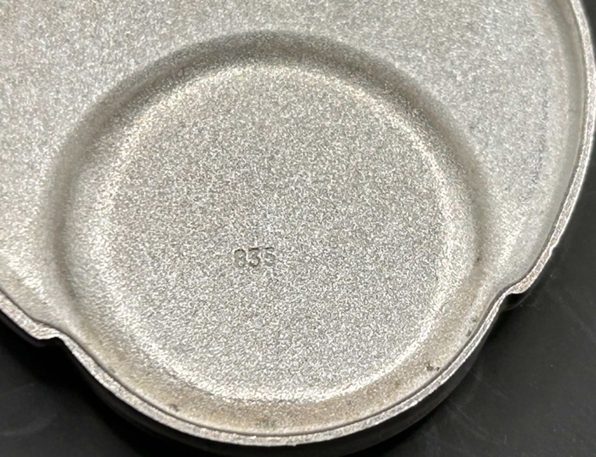schwerer, grosser Anhänger, Silber.835., blaue Platte, H-6 cm, 16,1 gr. - Image 5 of 5
