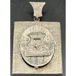 gr. Silber Anhänger mit altägypt. Motiv,arabische Punze, 4,5x3,5 cm, 11,8 gr