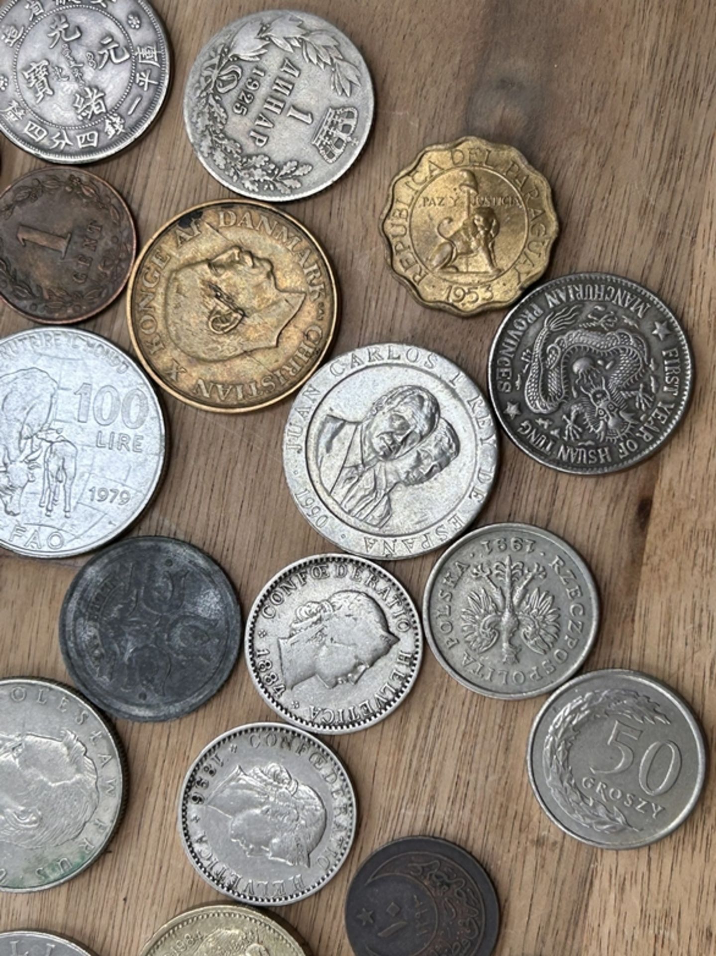 75xdiv. Kleinmünzen, tw. älter, unsortiert, ungeprüft, dabei einige alte chinesische Münzen? - Bild 13 aus 21