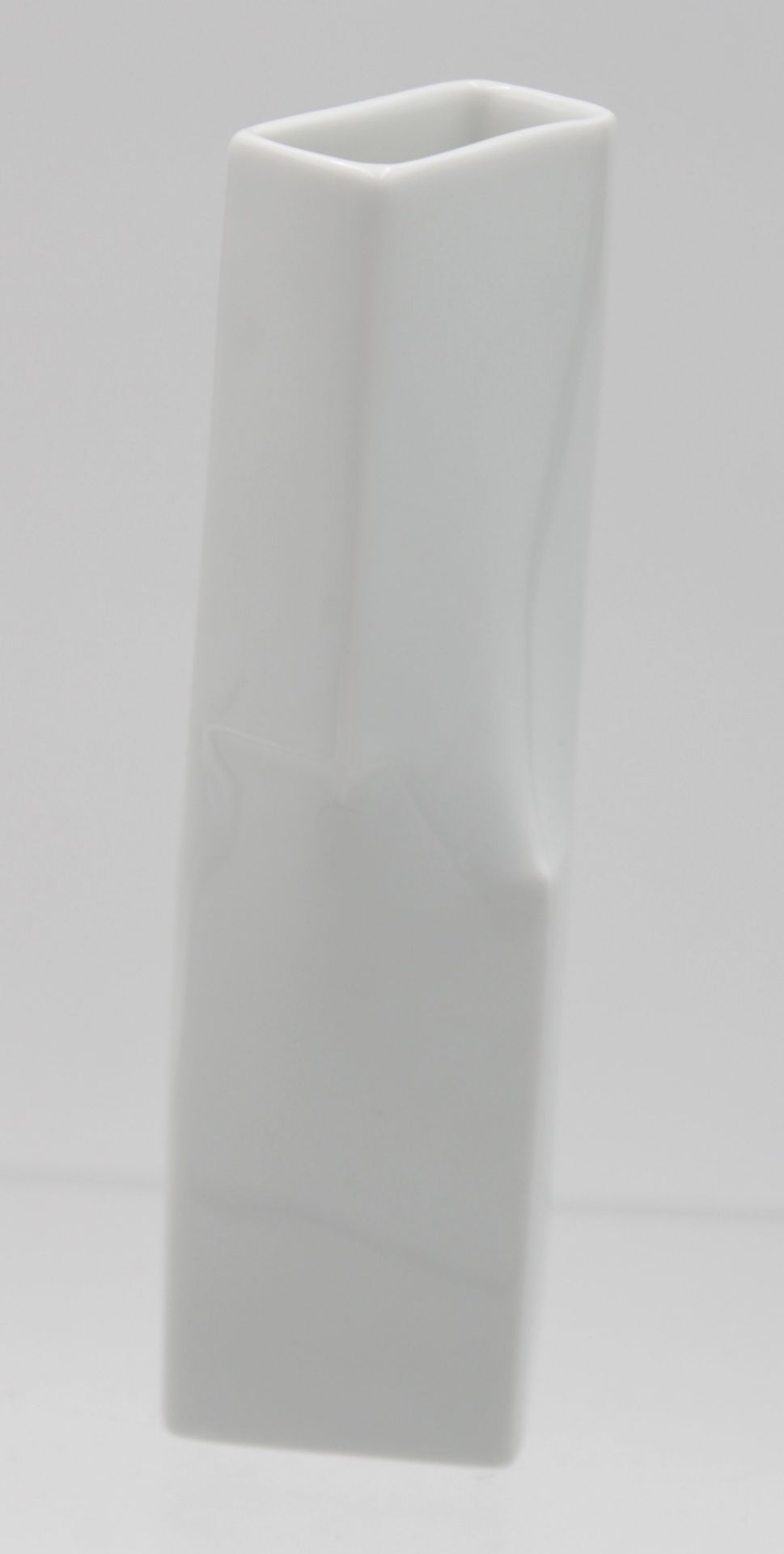 Design-Vase, Rosenthal studio-linie, Bechthold, Weißporzellan, H-17,5cm.