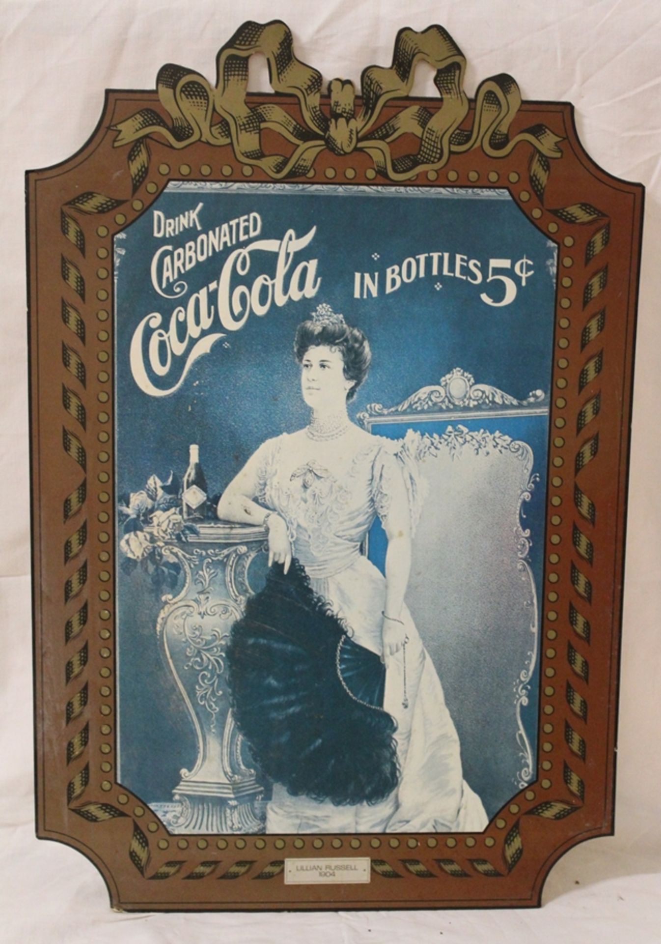 3x Papp-Werbetafeln, Coca-Cola, alter?, je ca. 70 x 48cm. - Image 4 of 11