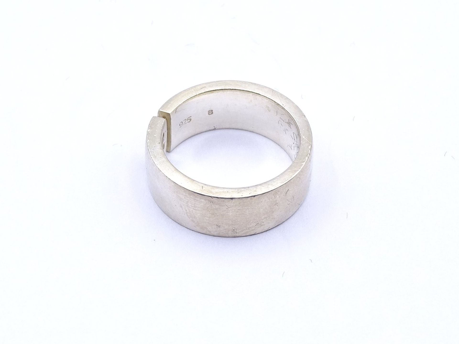 "Esprit" Ring mit klaren Steinen, Silber 925/000, 10,9g., RG 56 - Image 3 of 3
