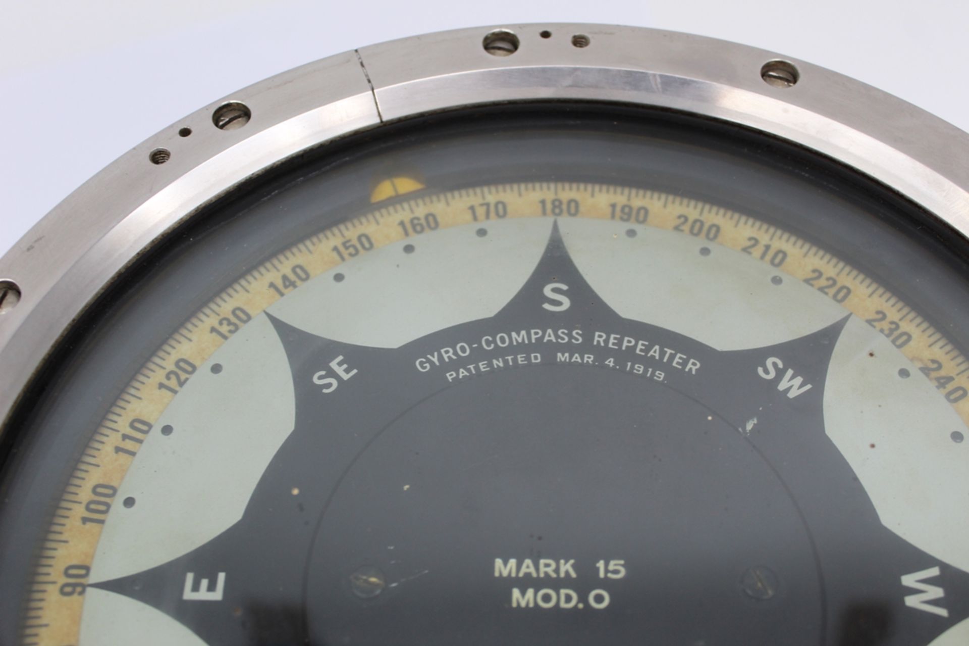 Sperry Gyro Compass Repeater "Mark 15" New York, H-19 cm, D-25 cm - Bild 5 aus 13