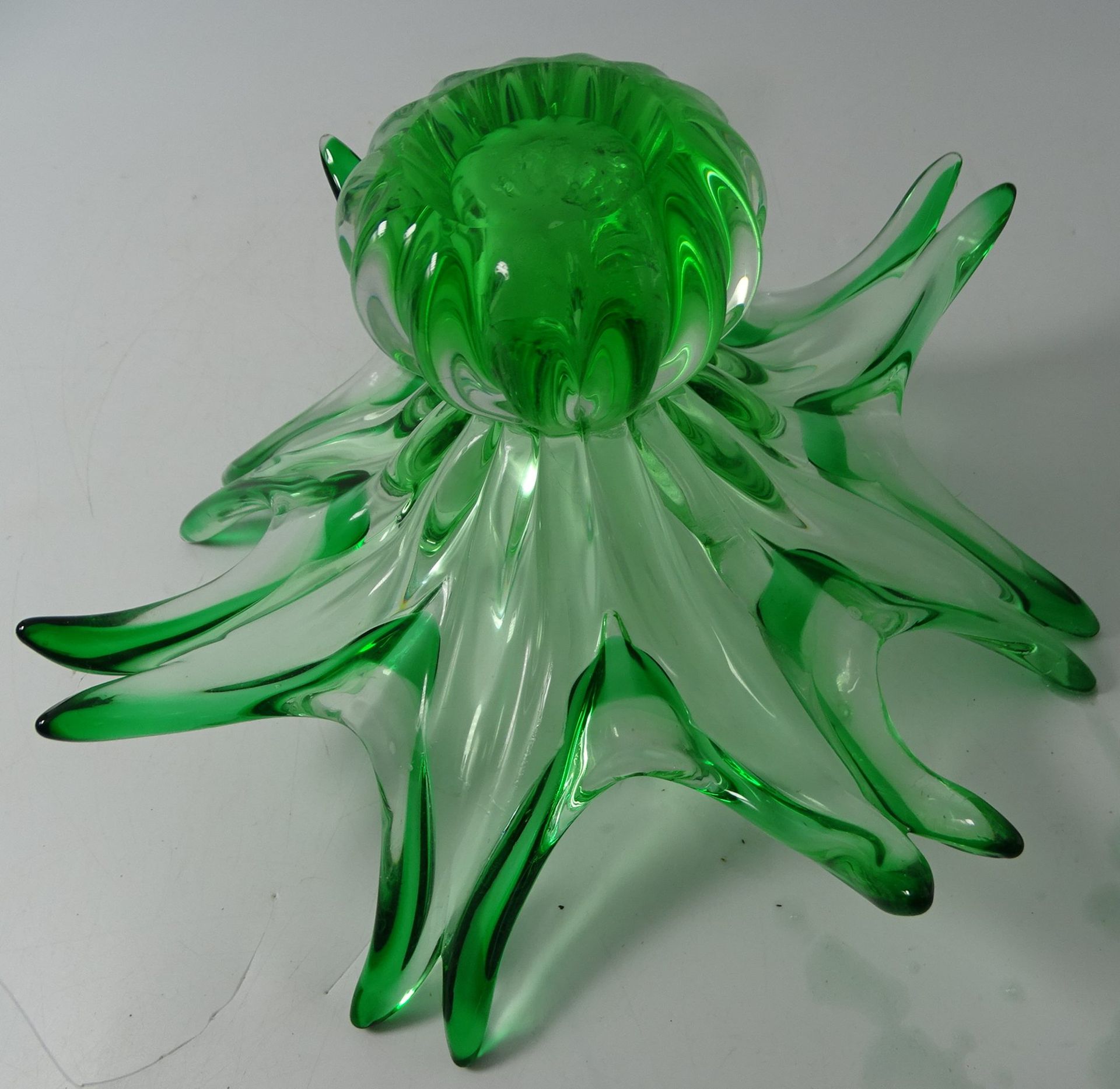 Murano Fingerschale, H-15 cm, D-26 cm - Image 4 of 4