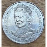 25  Pence-Elizabeth II Queen Muther, 4. Aug. 1980, Tristan da Cunha, Silber-925-, 25,5 gr