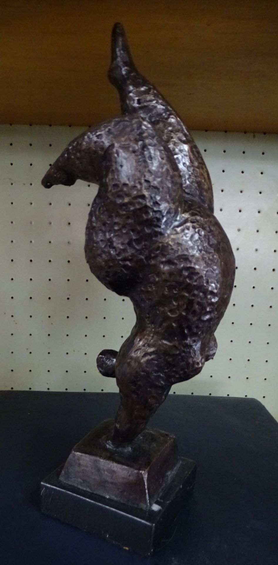 Bronze  "Turnerin Handstand" auf Steinsockel, H-31cm - Bild 5 aus 7