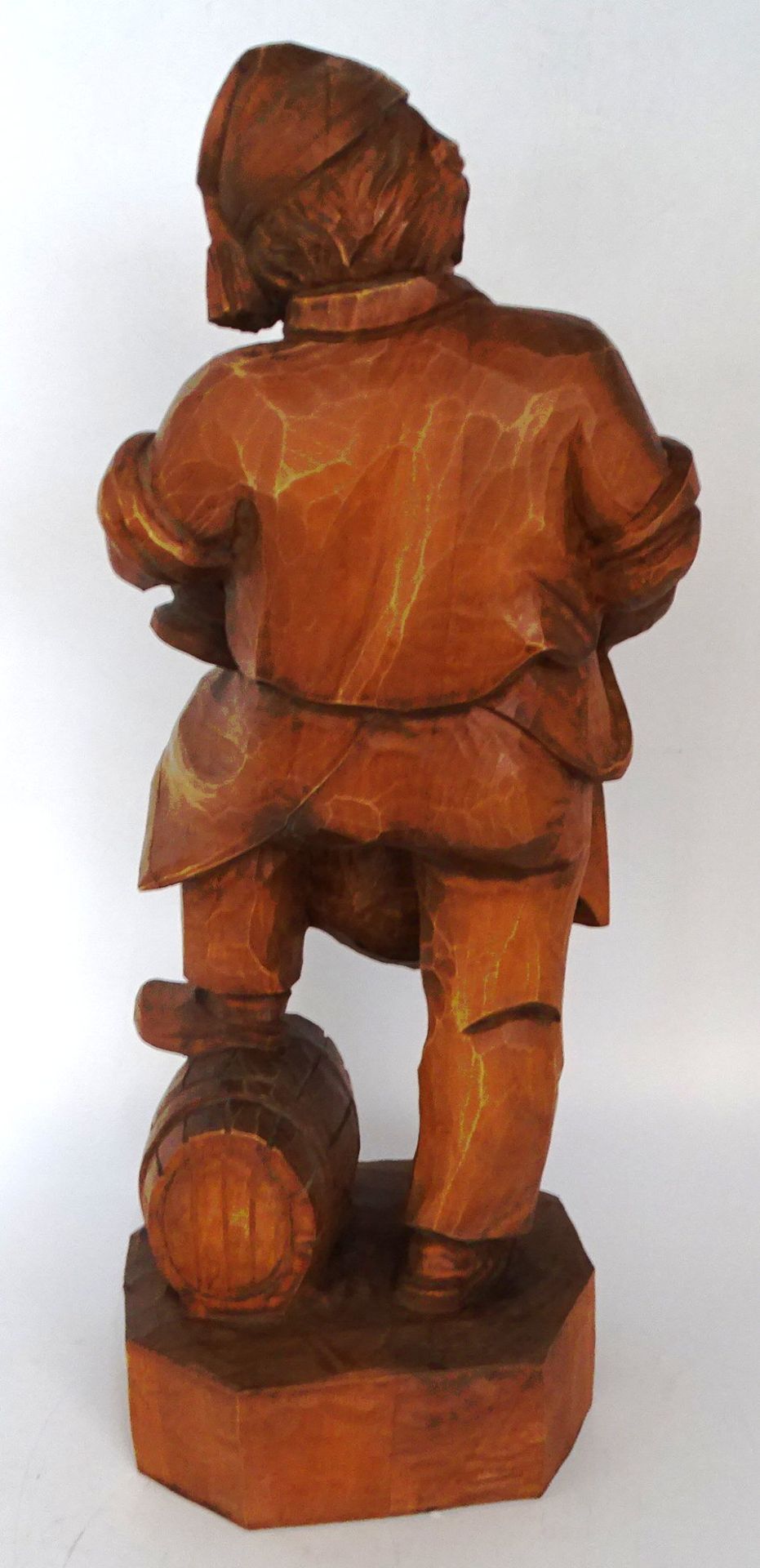 Holzskulptur "Kellermeister", H-47 cm - Bild 4 aus 6