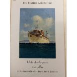 Tagesordnung und Speisekarte des KdF Dampfers Wilhelm Gustloff, 7.Reise, 11.Juli 1938 (am 30.Jan. 1