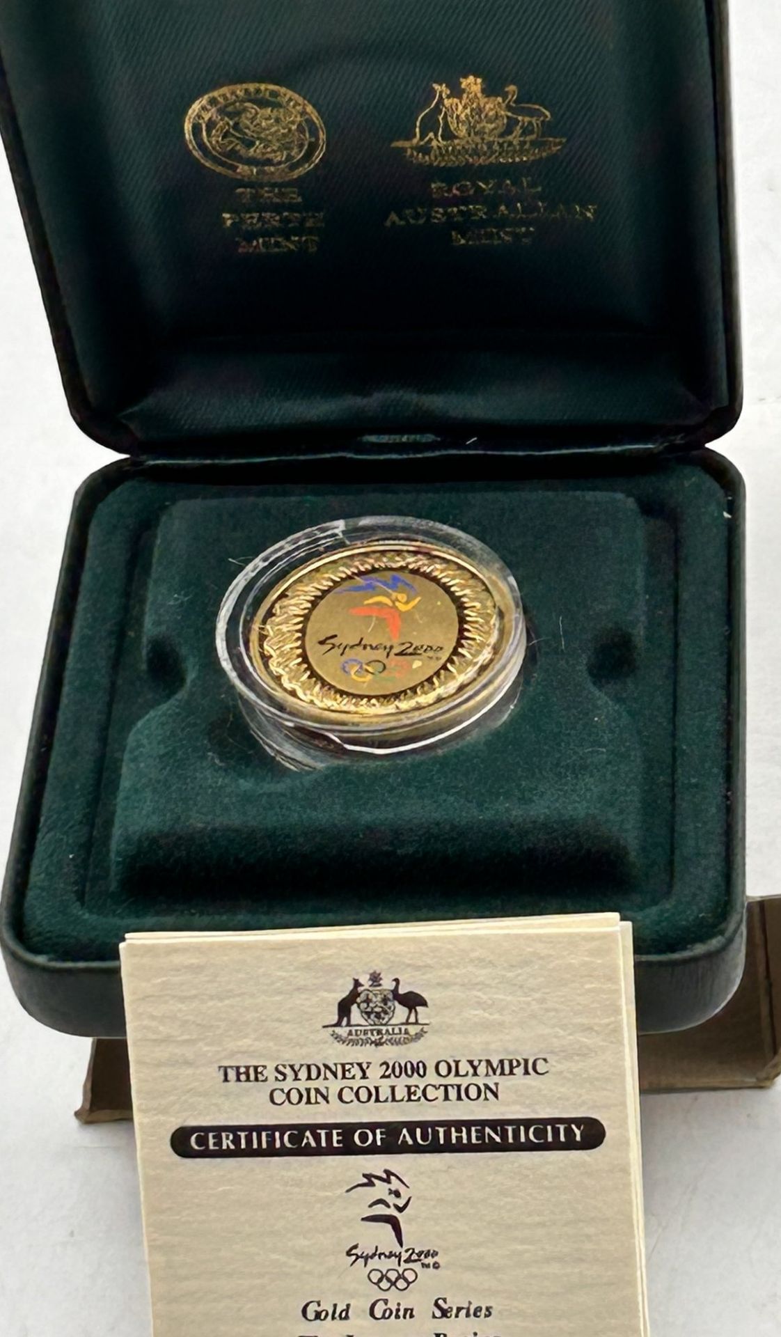 100 Dollars 2000. Elizabeth II, Australien. Polierte Platte , Gold-999-, 10,21 gr., mit Zertifikat