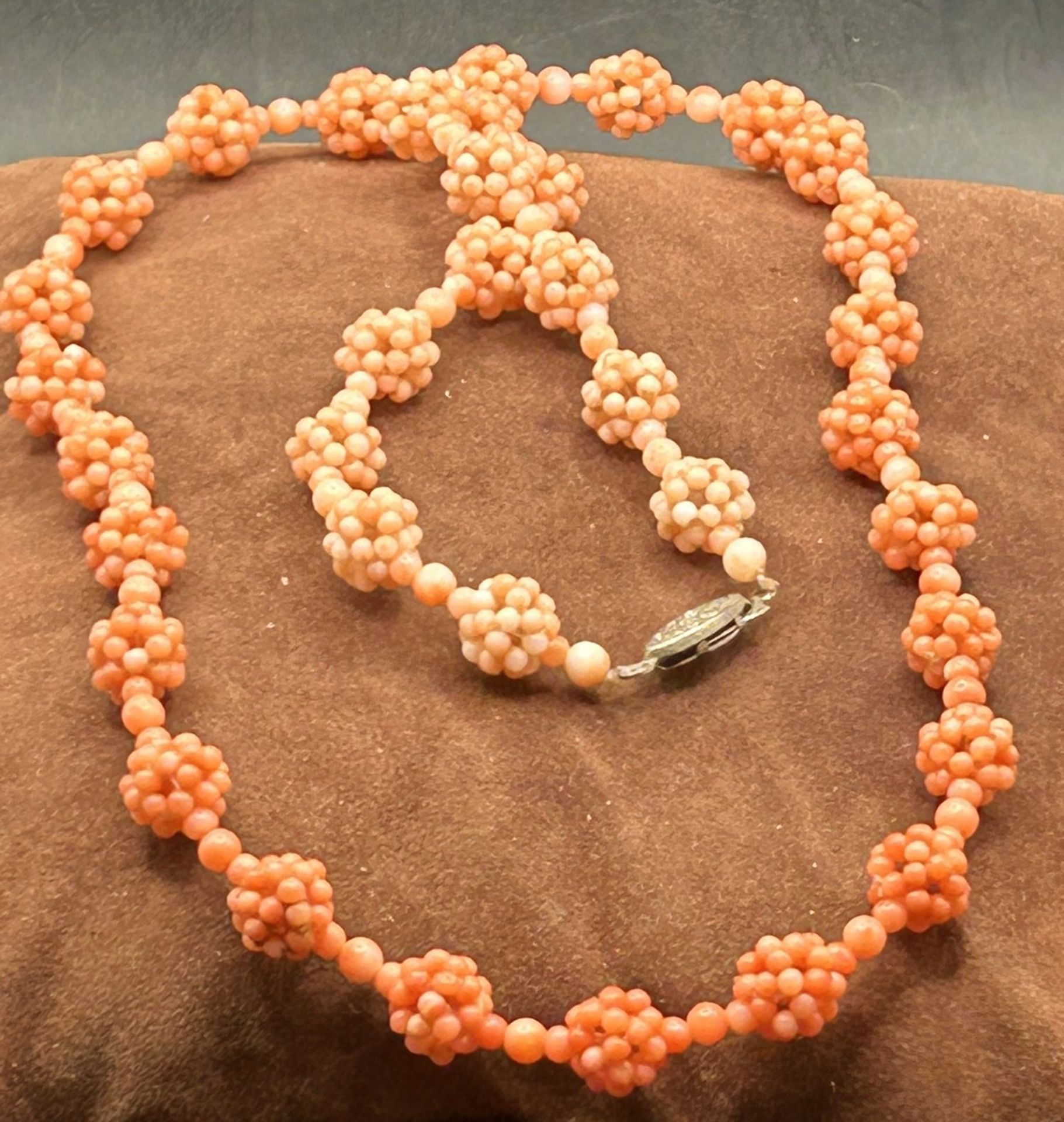 Halskette Koralle, L-ca. 60 cm