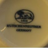 37 tg. Kaffeeservice "Hutschenreuither" Zwiebelmuster, Kaffee- und Teekanne, Milch+Zucker, 14 Tasse