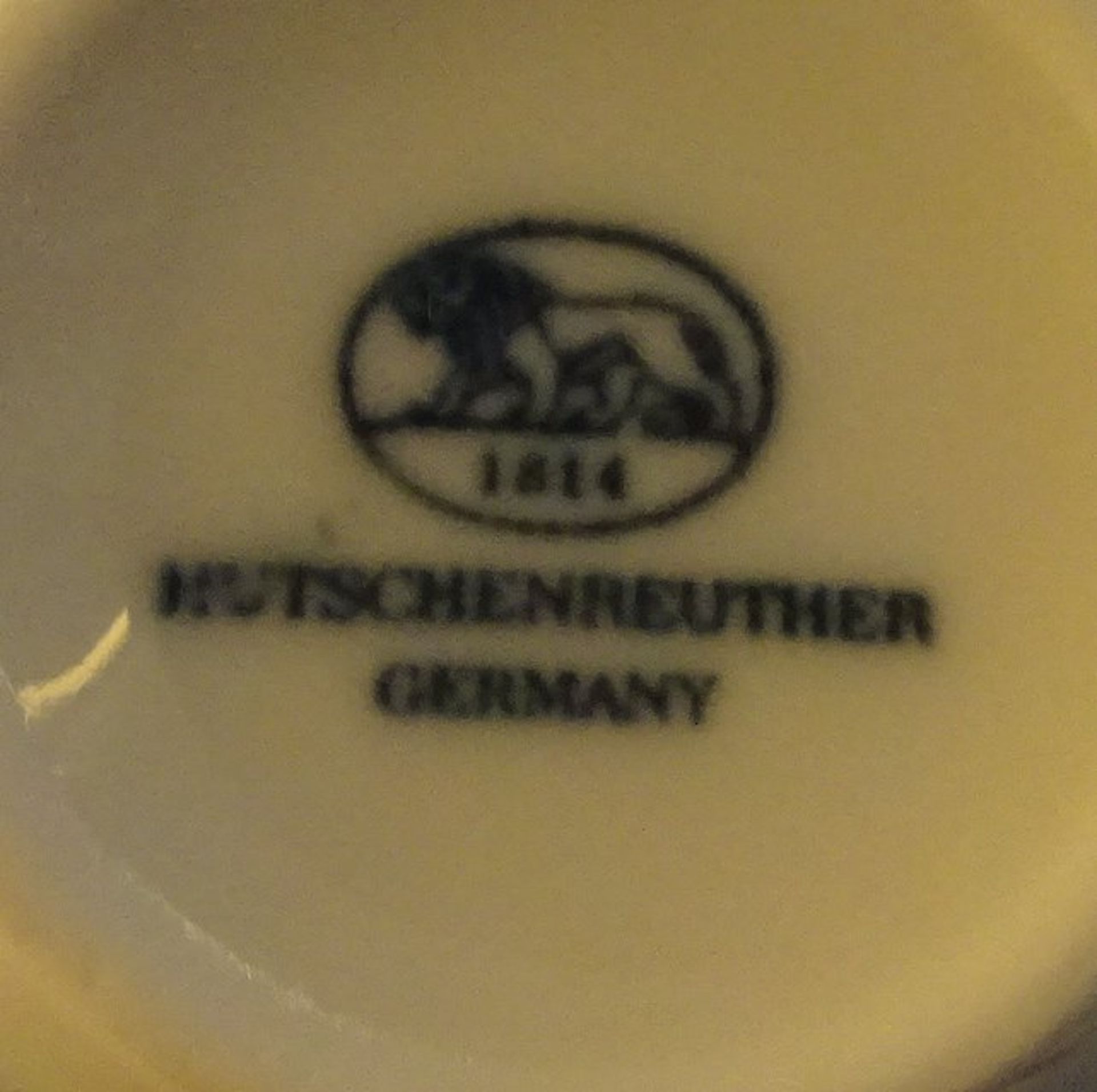 37 tg. Kaffeeservice "Hutschenreuither" Zwiebelmuster, Kaffee- und Teekanne, Milch+Zucker, 14 Tasse