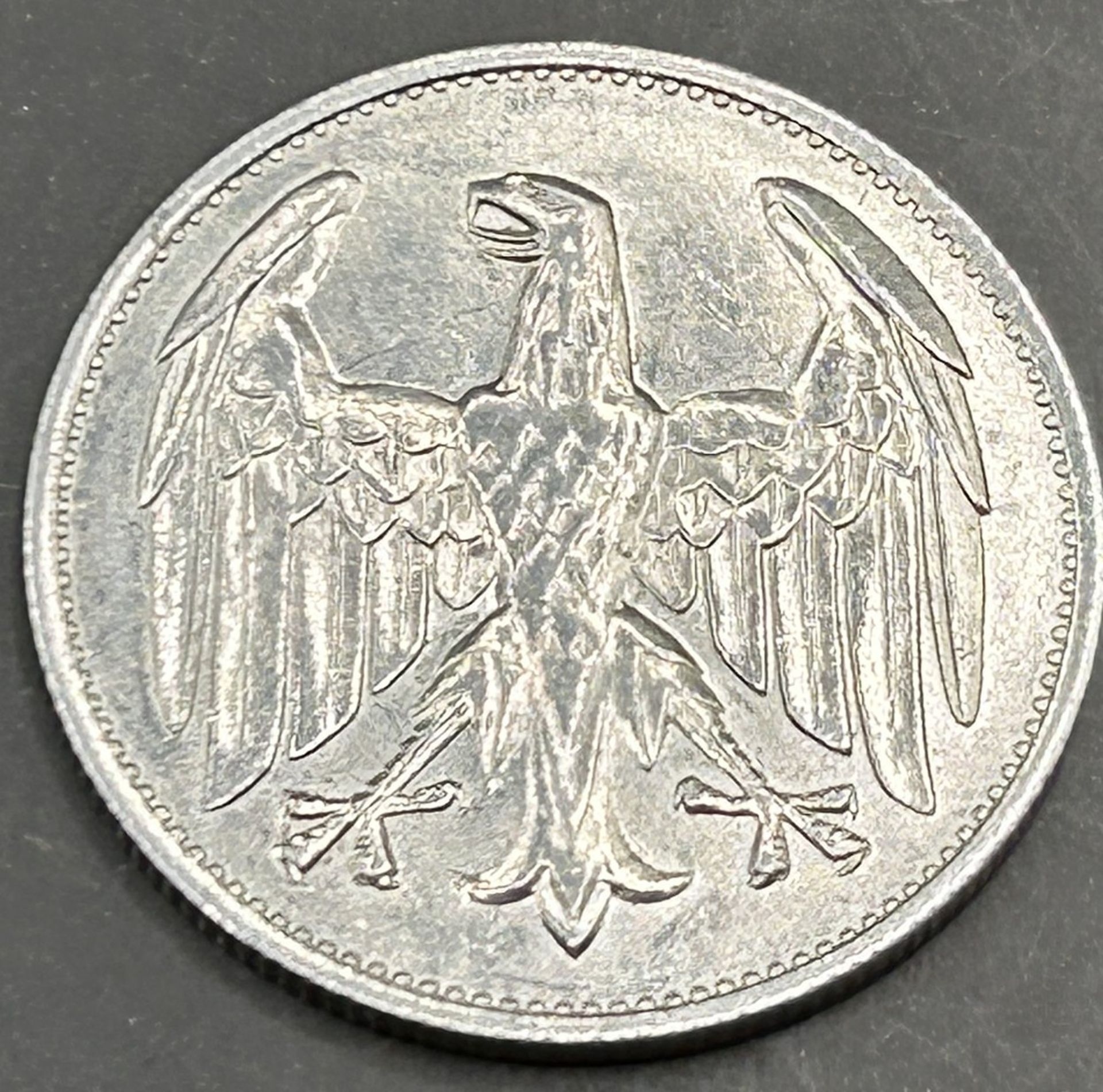 3 Mark, Deutsches Reich 1922, Aluminium - Bild 3 aus 3