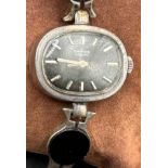 mechan. DAU "Pallas exquisit"Silber-835-, Armband ebenso und mit Onyx Lagensteinen, , Werk läuft, 2