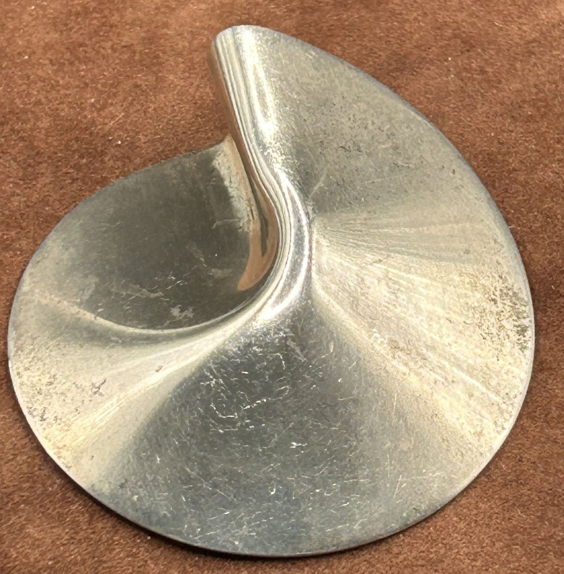 moderne Silber-925- Brosche, "SIK" Denmark, 5x4,2 cm, 14,5 gr.