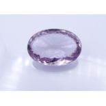 Rose de France Amethyst, 75,25ct.