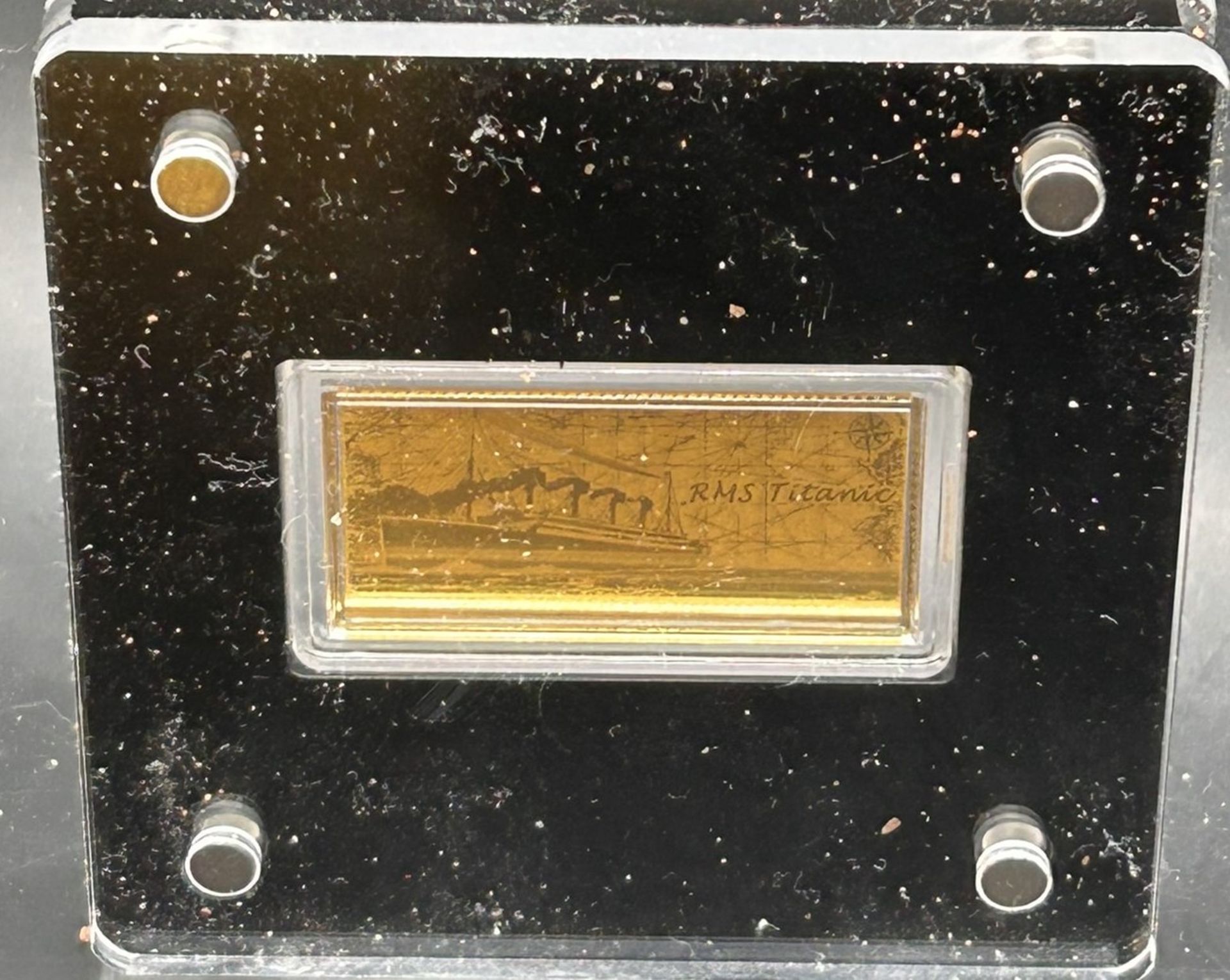 Feingold-999- Medaille "Titanic" 1/200 Unze, mit Zertikat, limitiert in Acryl - Image 3 of 4