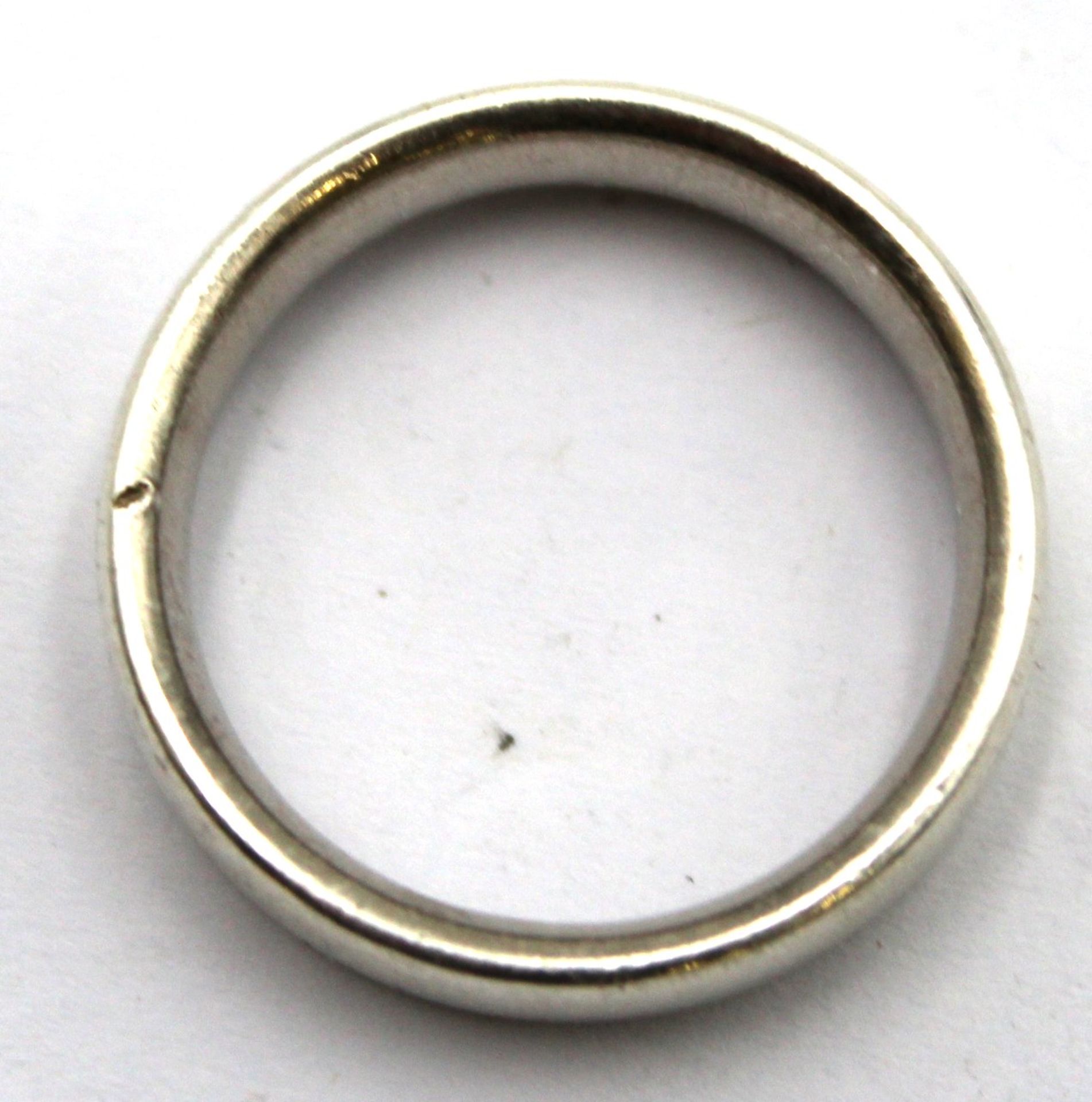 925er Silberring, GK gemarkt, 8,1gr., RG 64 - Bild 2 aus 2