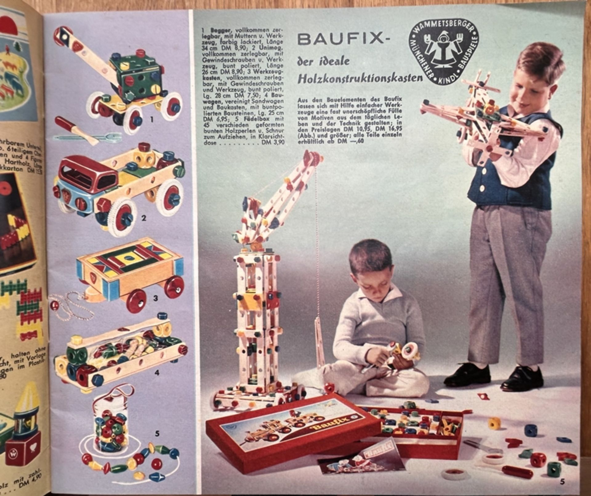 Prospekt "Das schöne Spielzeug" Kinderparadies Neuerwall, um 1950/60, ca. 50 Seiten, sehr gut erhal - Image 2 of 7