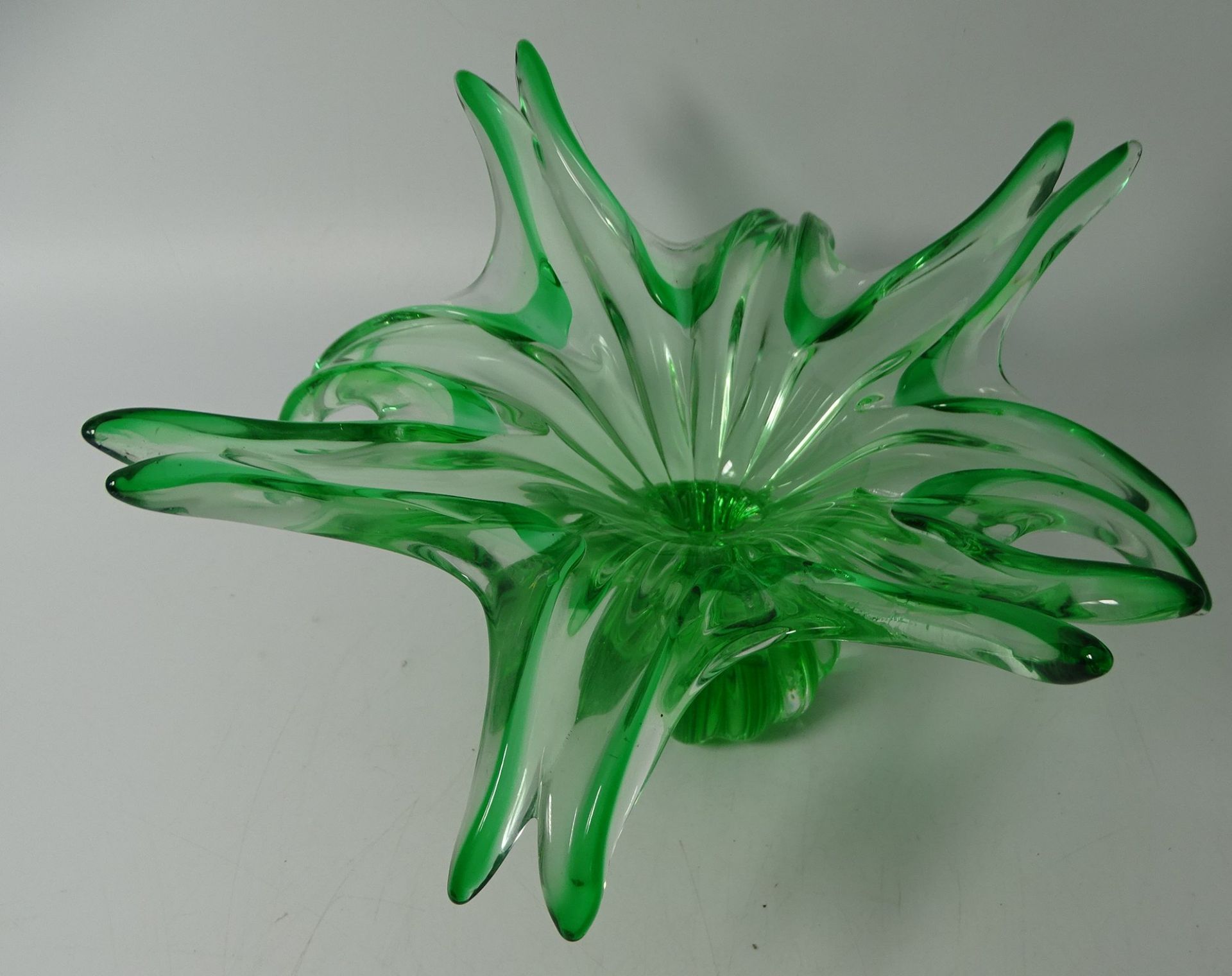 Murano Fingerschale, H-15 cm, D-26 cm