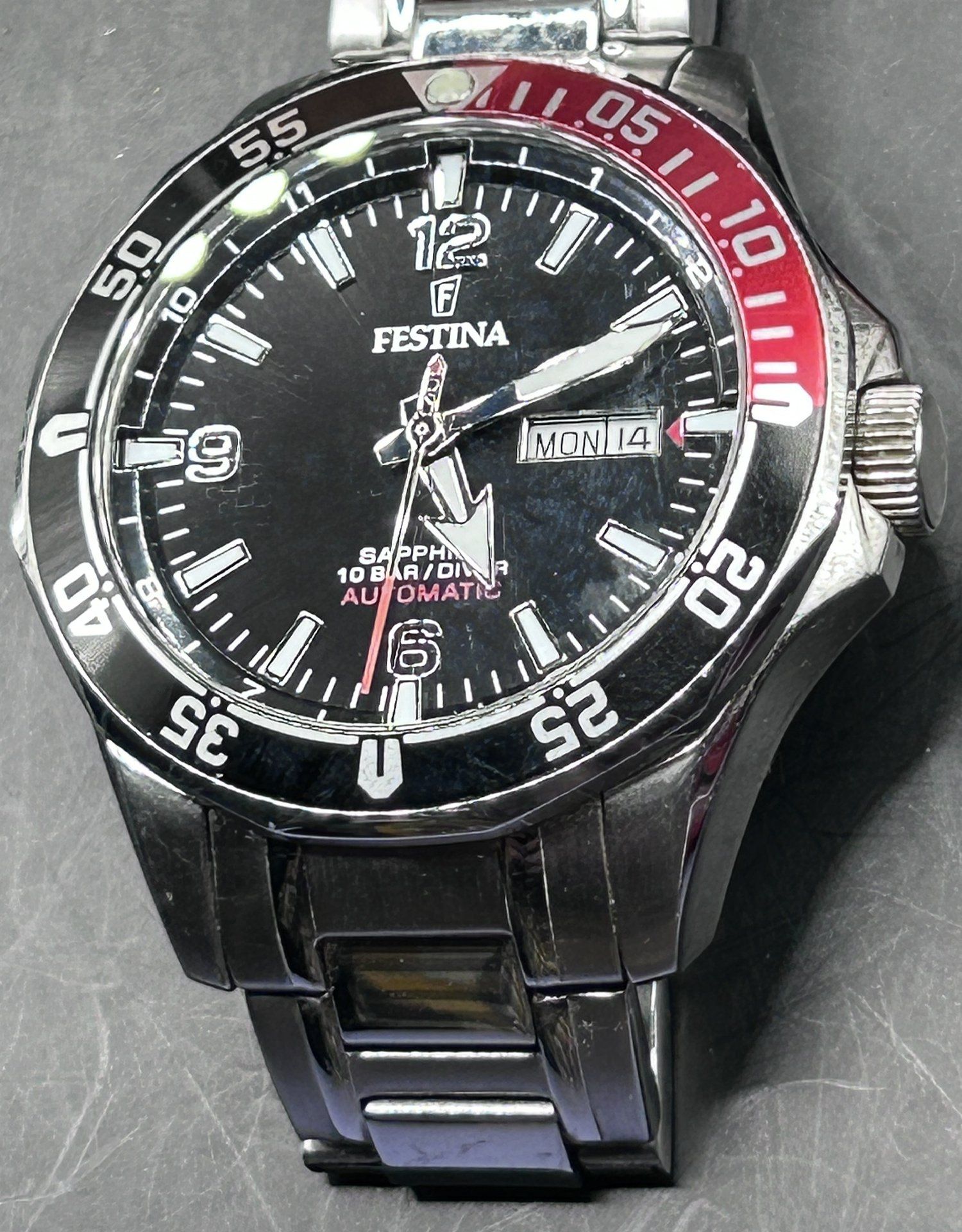 Festina Diver  automatic F20478, gut erhalten und läuft - Bild 2 aus 5