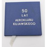 MEdaille, 50 Jahre Flugclub Kujaw zum 800. Jahrestag, in Etui