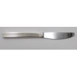 Messer, Georg Jensen, Bernadotte, Sterlinggriff, L-21,8cm.