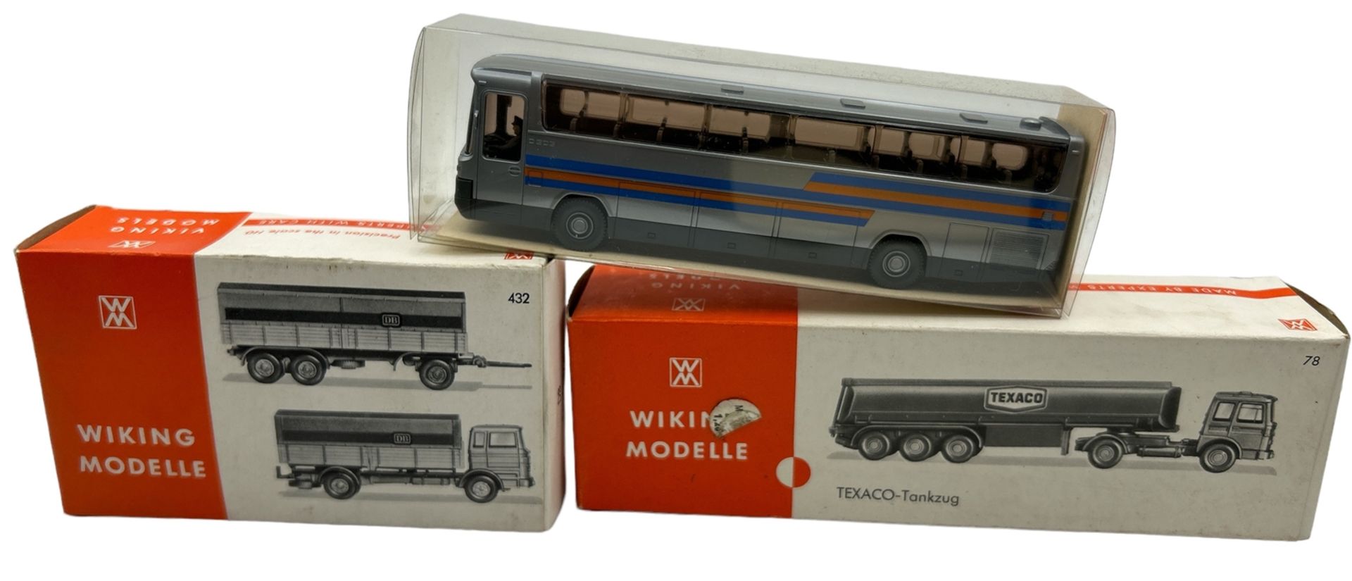 9x Wiking Modellautos, 3x in OVP, 6x MB 200 Taxis. 1:87 - Bild 2 aus 2