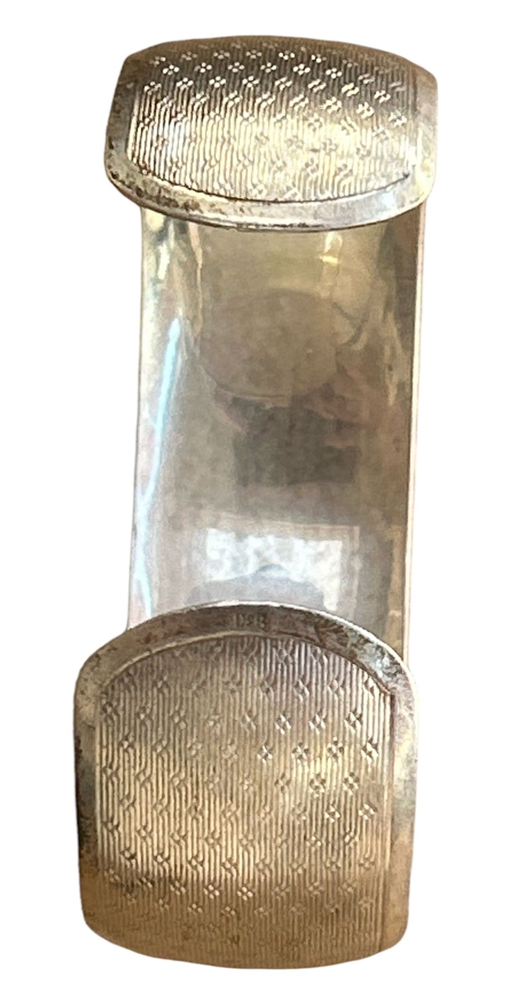 Silber-Armspange mit Gravur, 20,9 gr., B-2,3 cm - Bild 3 aus 3
