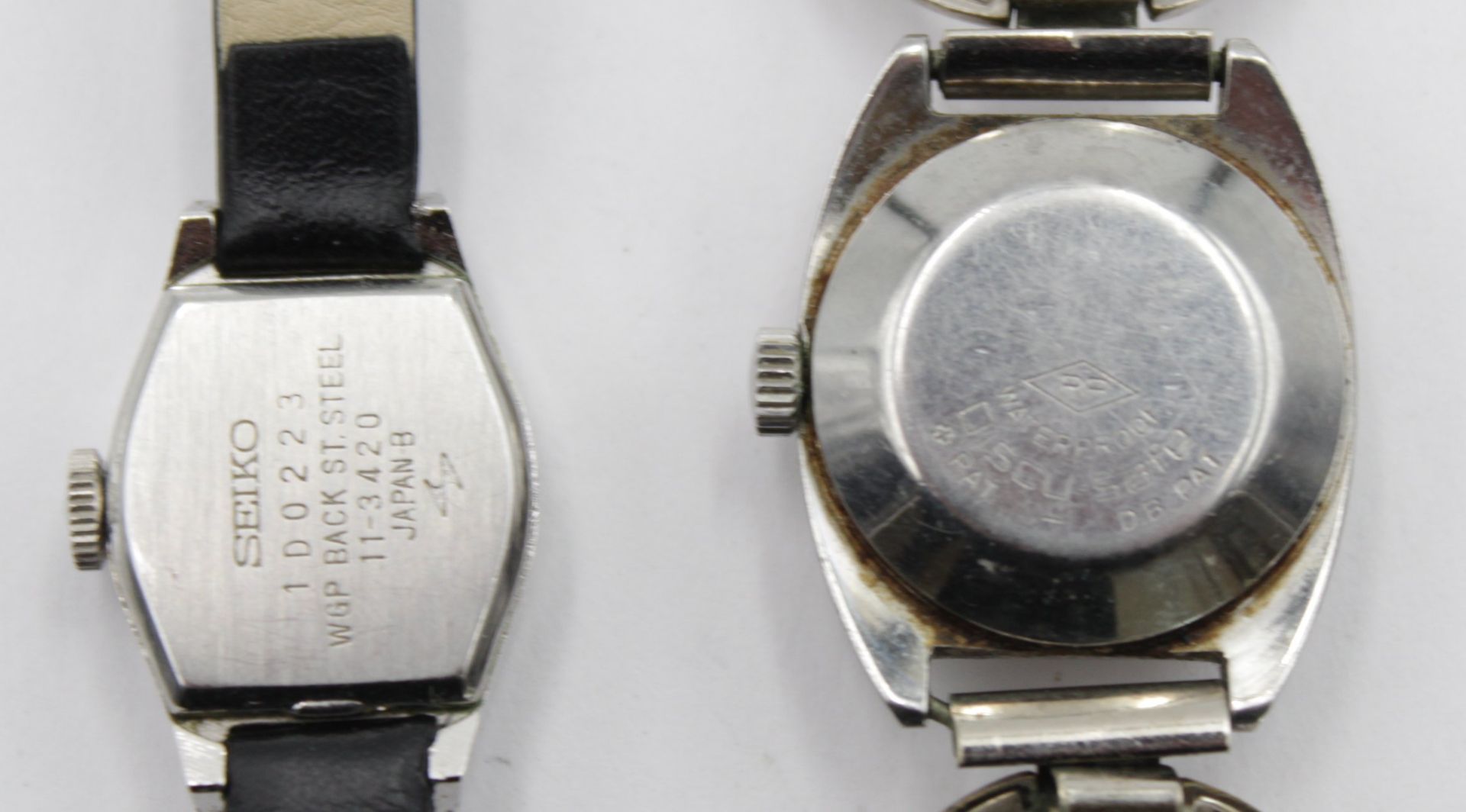 2x Damen-Armbanduhren, Seiko u. Provita, 1x Automatic läuft nur kurz an (3sec.), ca. D-2,2cm u. 1,7 - Bild 4 aus 4