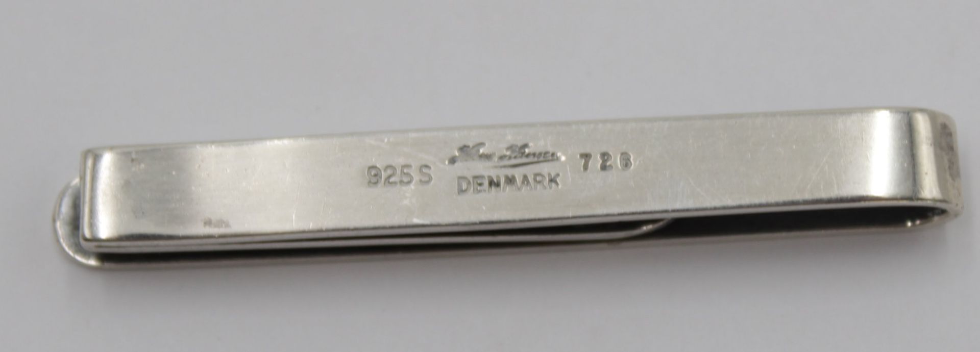 Kravattenklammer, Hans Hansen, Nr. 726, Sterling, 10gr. L-5,5cm. - Bild 3 aus 3