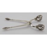 Zuckerzange, Sterling, Georg Jensen Magnolia, L-10,2cm, 20,5gr.