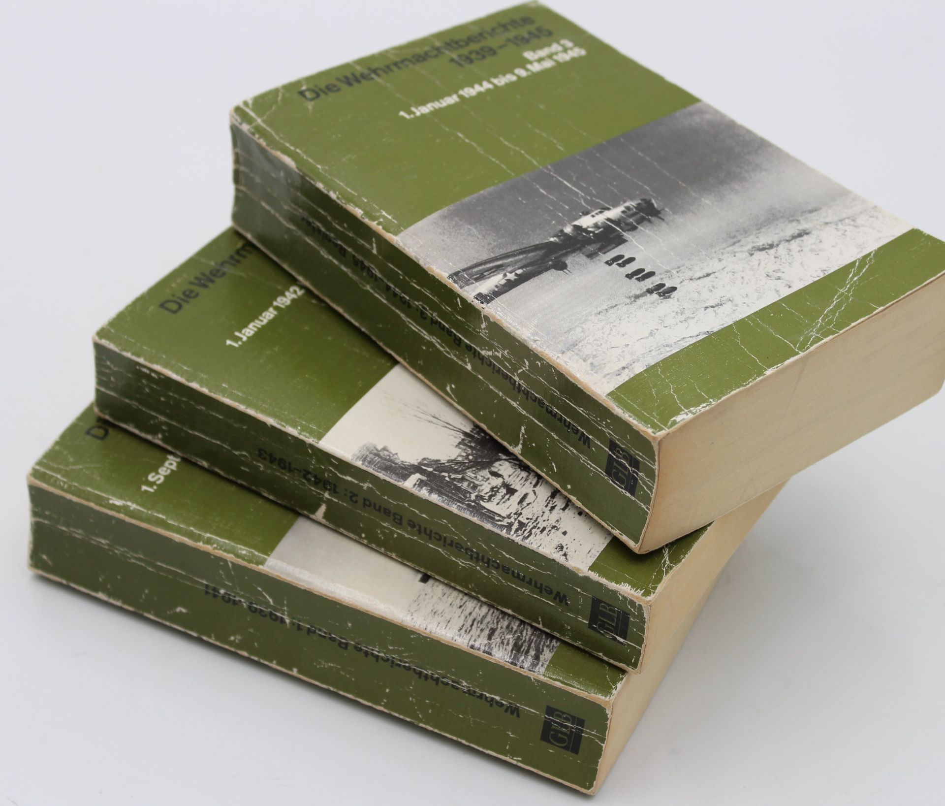 3 Bände, Die Wehrmachtberichte 1939-1945, 1989, Gebrauchsspuren - Image 4 of 4