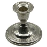 Kerzenständer, Silber-925-, gefüllt, H-9 cm, 270 gr.