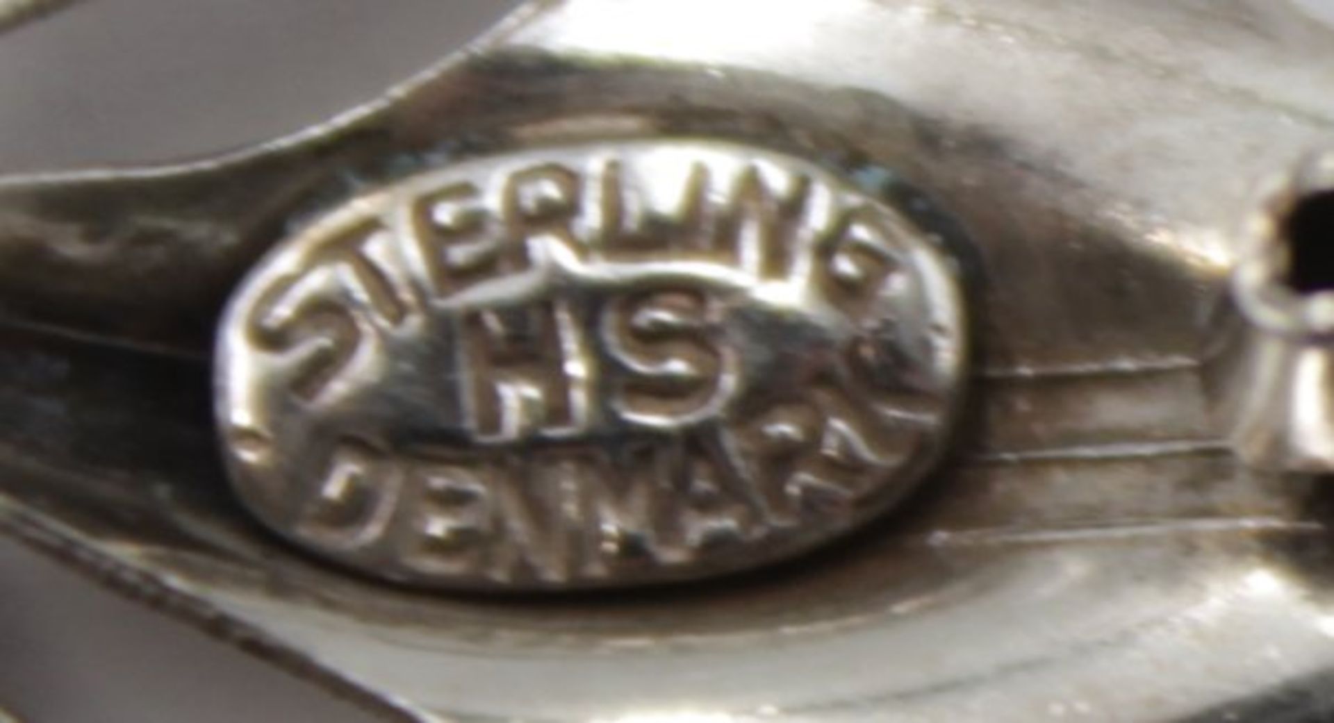 Blütenbrosche, Sterling, HS gemarkt, 7,5gr., D-4,5cm - Bild 3 aus 3
