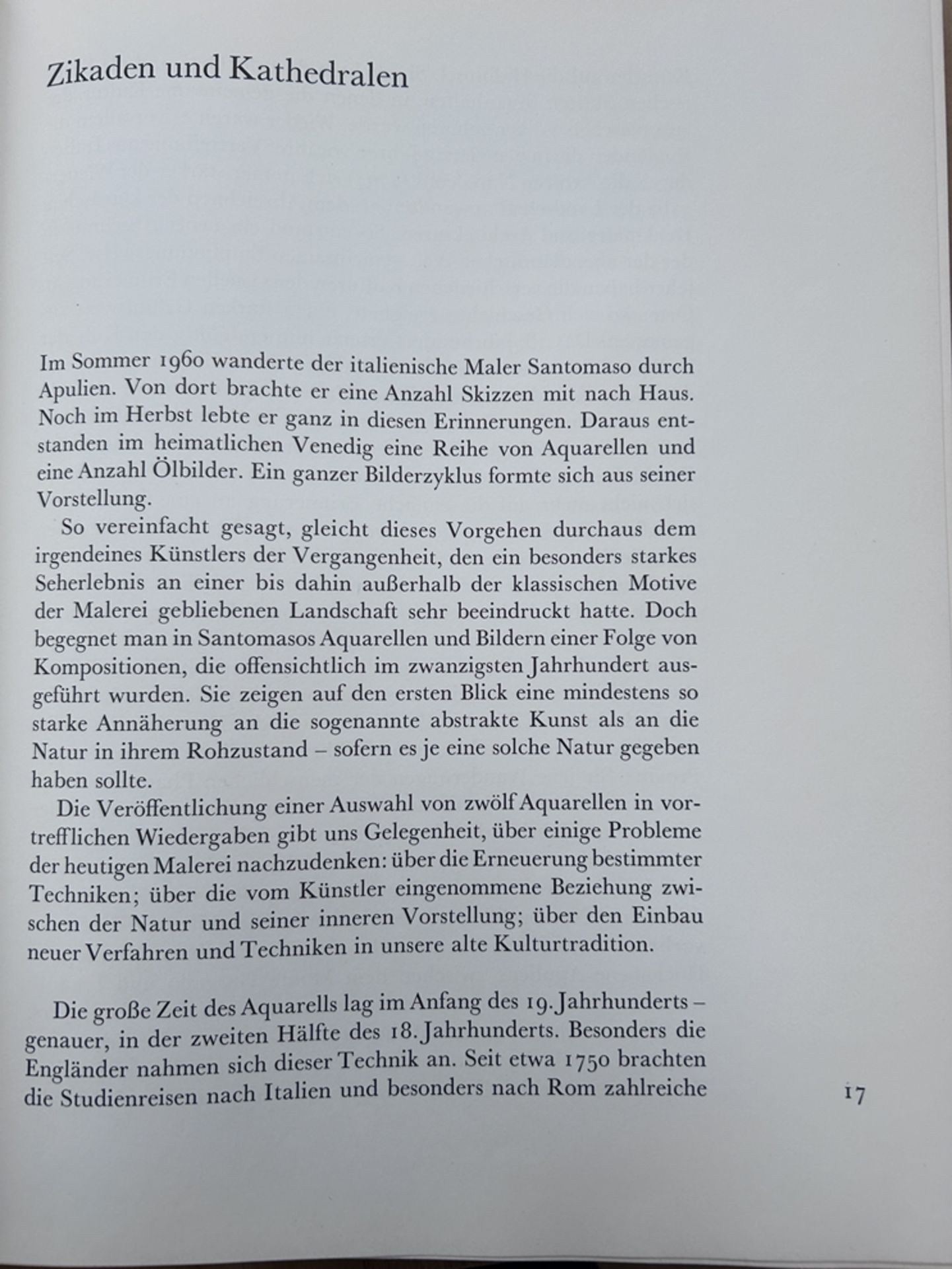 Giuseppe SANTOMASO (1907-1990)  Kunstmappe "Zikaden und Kathedralen"1962, 12 Guaschen, PP,  ca. 42x - Bild 4 aus 9