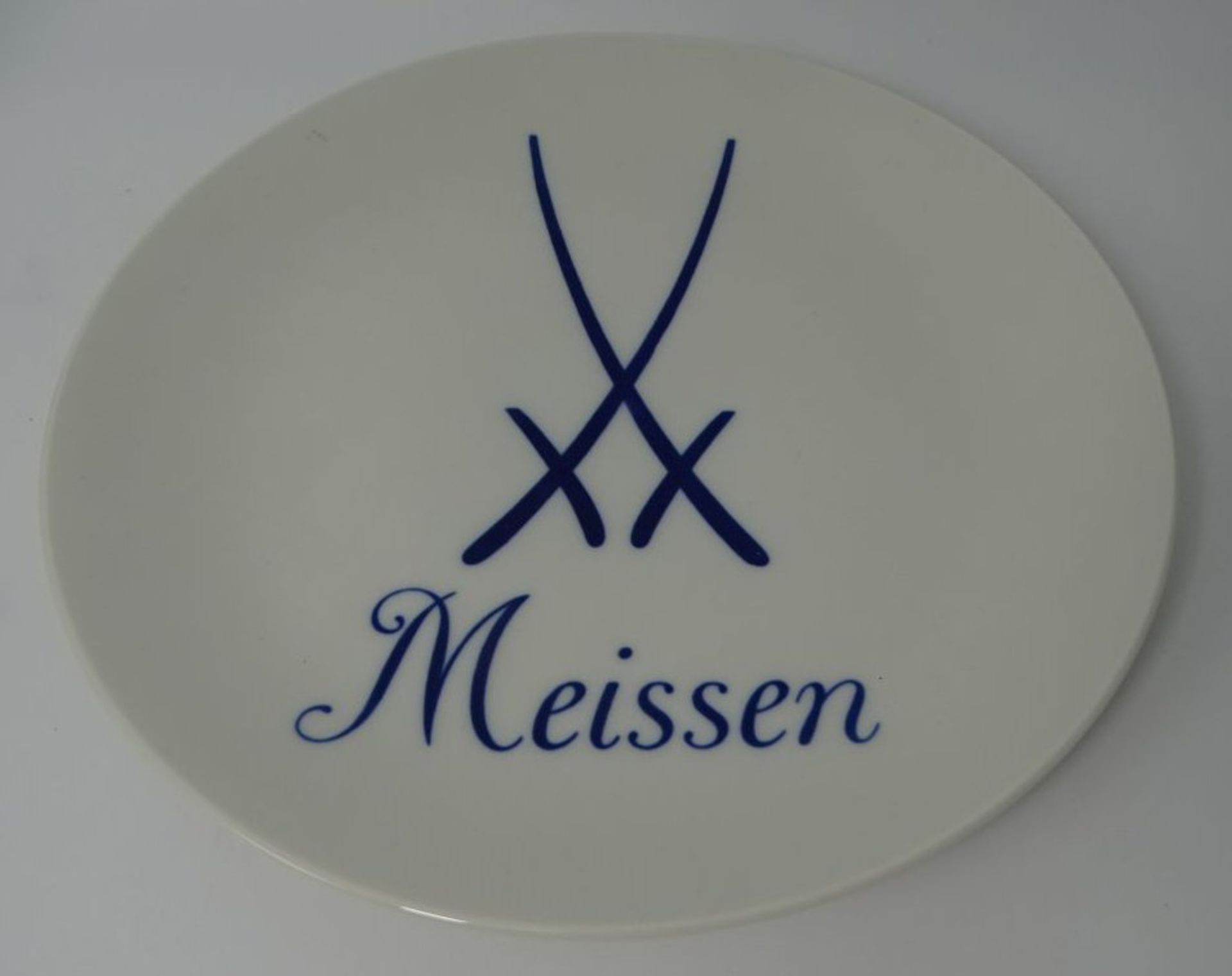 Teller mit Meissen Schwerter, 1.Wahl, D-25 cm